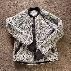 WEAR by Erin Andrews Pittsburgh Steelers NFL Sherpa Jacket